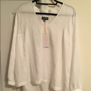 Modcloth XL Ideal Discovery Long Sleeve Blouse